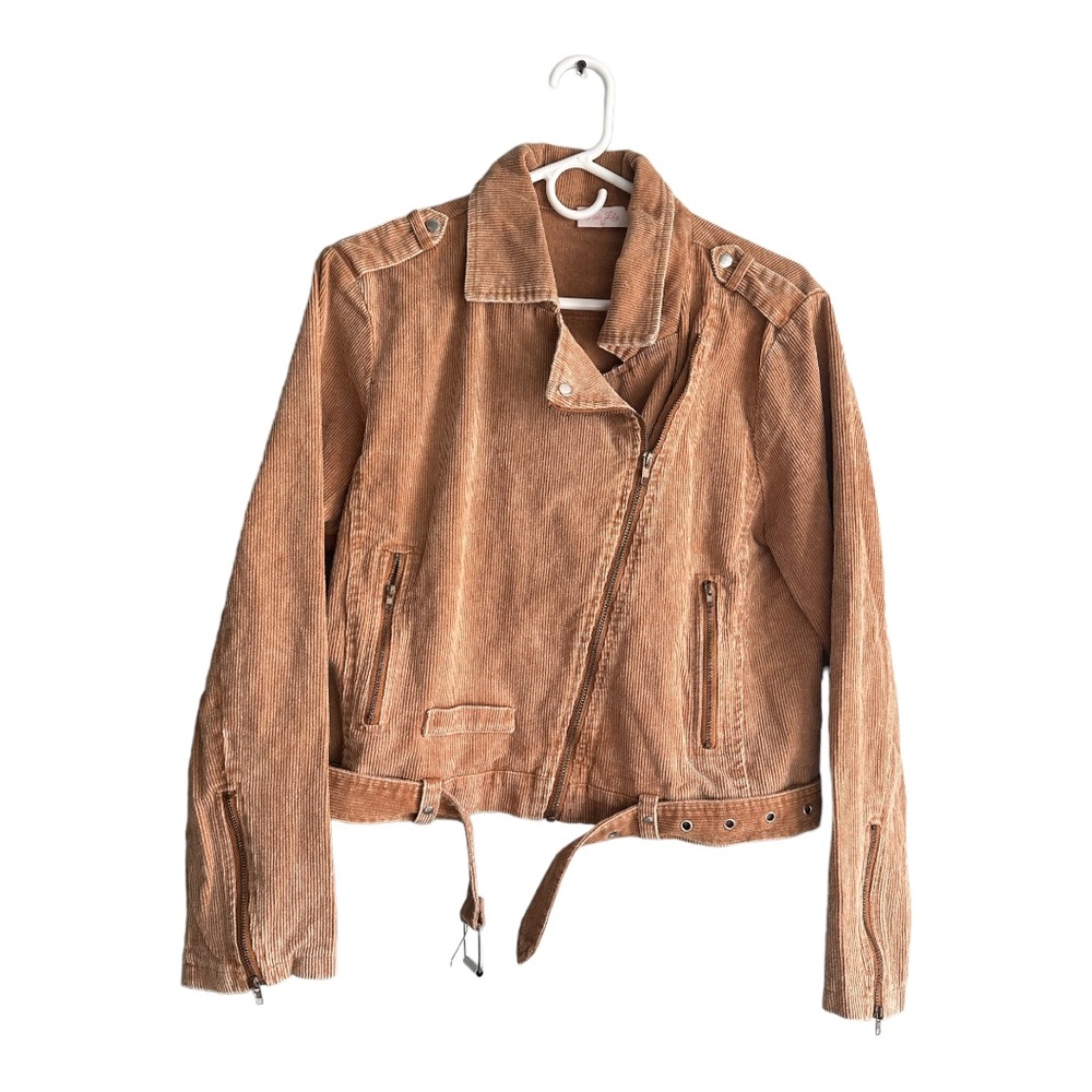 Pink Lily Moto Jacket NWOT